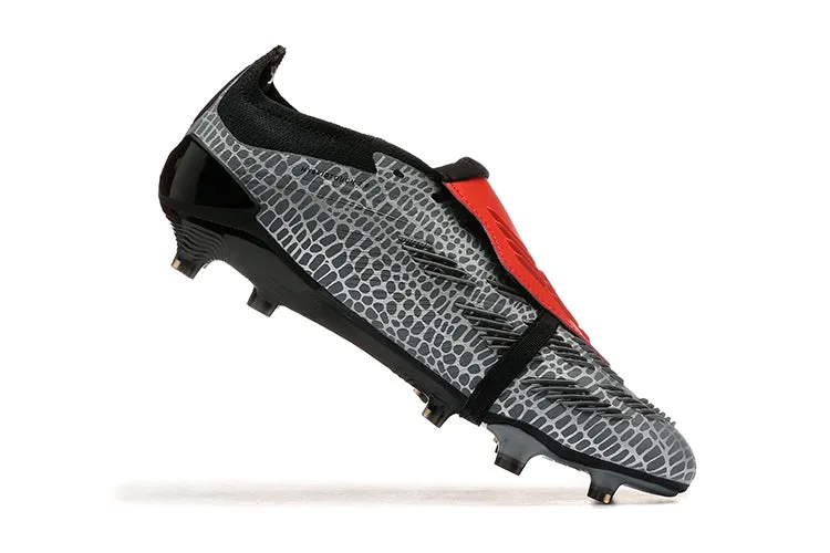 Adidas Predator Accuracy  Shoes - Gray | Black | Red - FREE SHIPPING WORLDWIDE