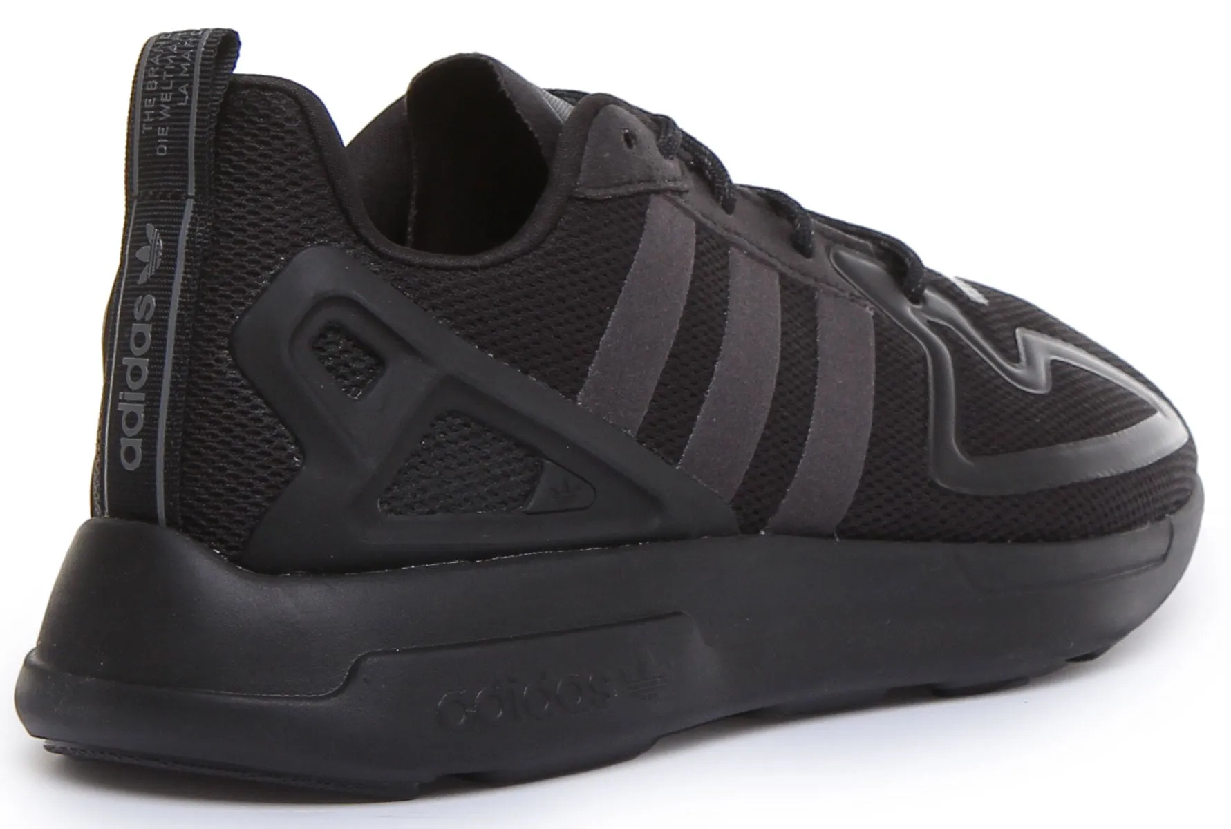 Adidas Zx 2K Flux J In Black For Youth