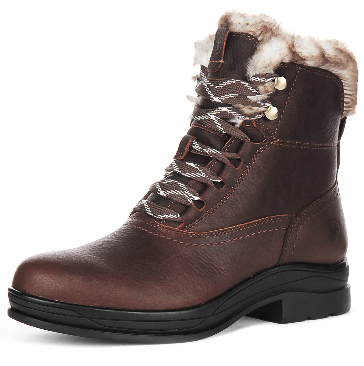 Ariat Harper Waterproof Sherpa In Dark Brown For Women