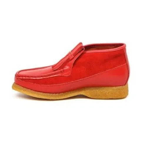 British Walkers Apollo Men's Red Leather and Suede