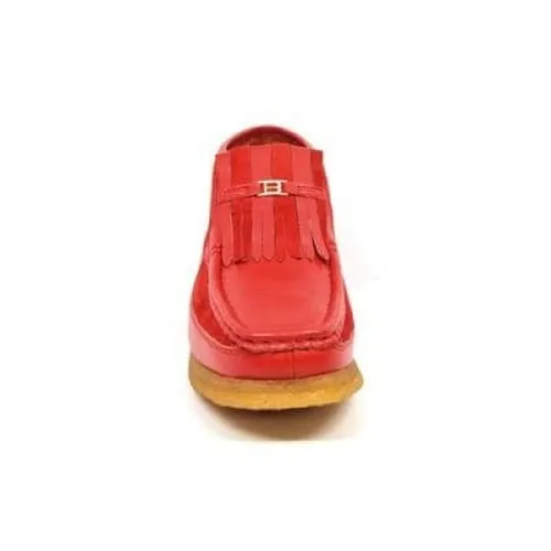 British Walkers Apollo Men's Red Leather and Suede