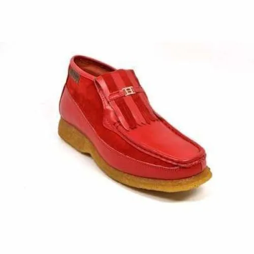 British Walkers Apollo Men's Red Leather and Suede