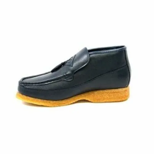 British Walkers Classic Men's Navy Blue Leather Slip On