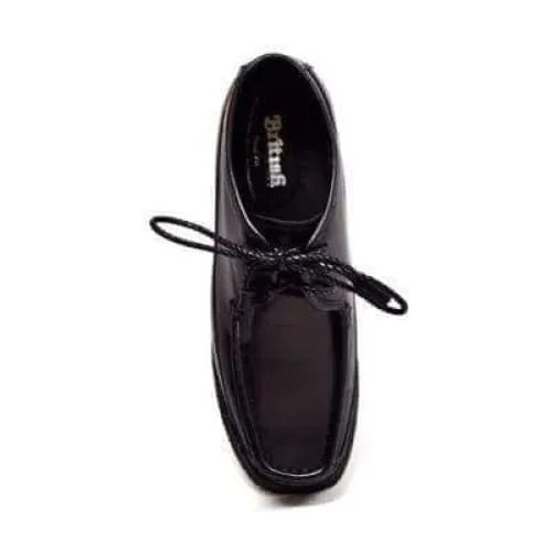 British Walkers Knicks Men's All Black Leather