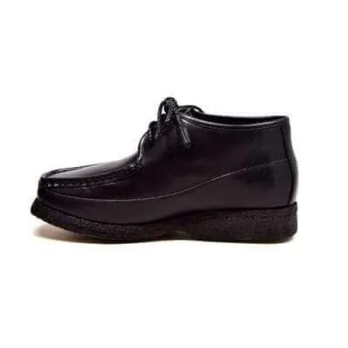 British Walkers Knicks Men's All Black Leather