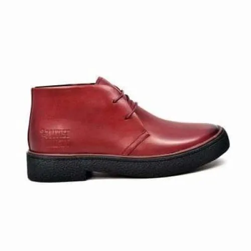 British Walkers Playboy Classic Men's Wine Red Leather