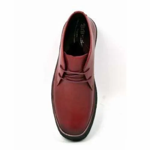 British Walkers Playboy Classic Men's Wine Red Leather