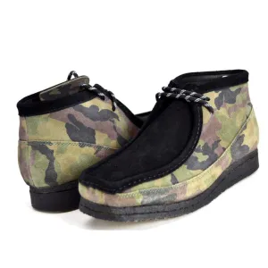 British Walkers Walker 200 Wallabee Boots Men's Camo Leather and Suede High Tops