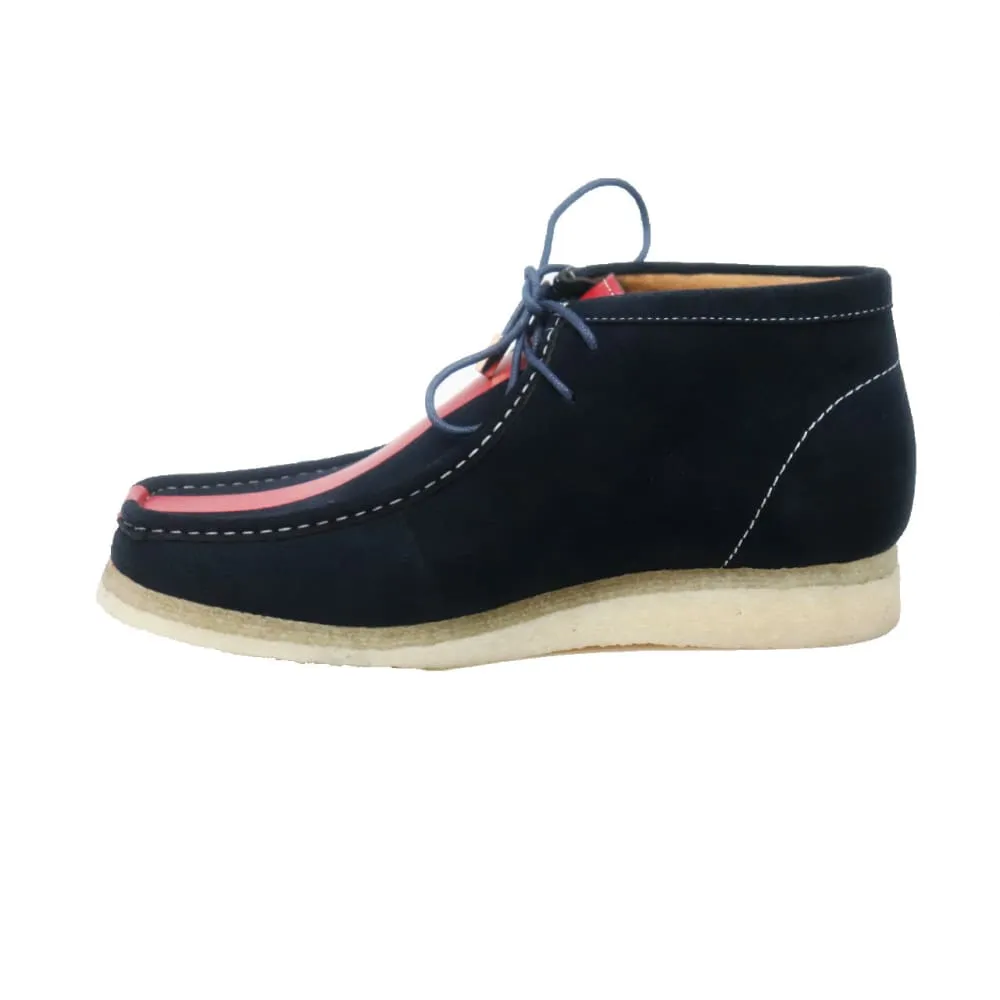 British Walkers Walker Stripe Wallabee Boots Men's Striped Suede