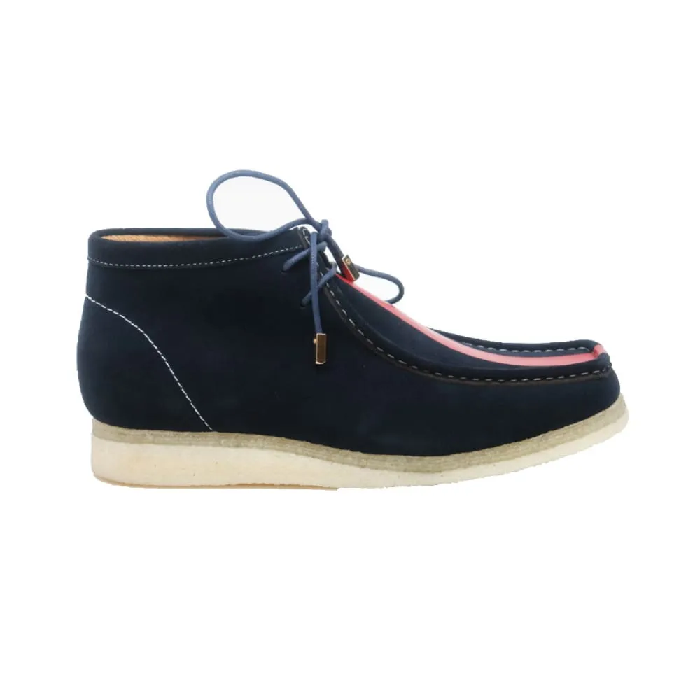 British Walkers Walker Stripe Wallabee Boots Men's Striped Suede