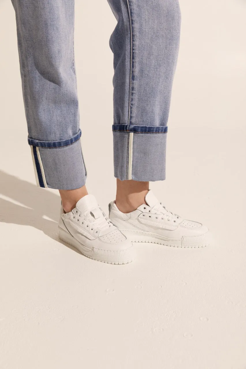 Cache Sneaker in White Leather