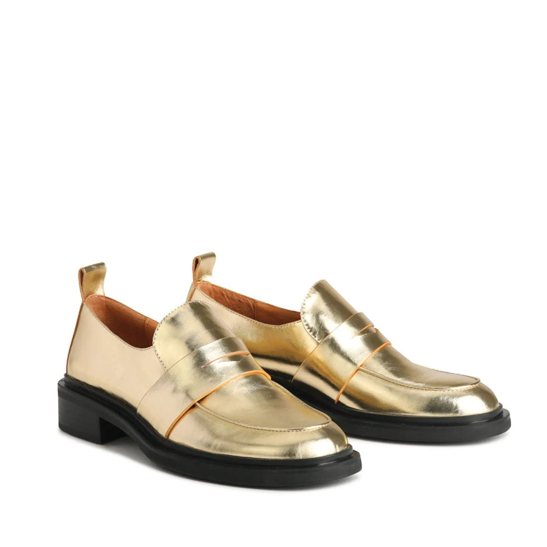 COIA LEATHER PENNY LOAFERS