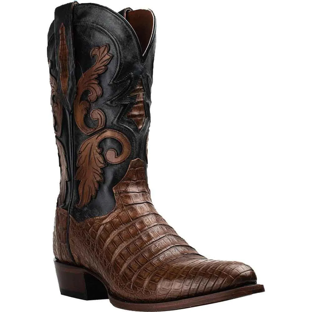 Dan Post Richland Saddle Square Toe Leather Boot