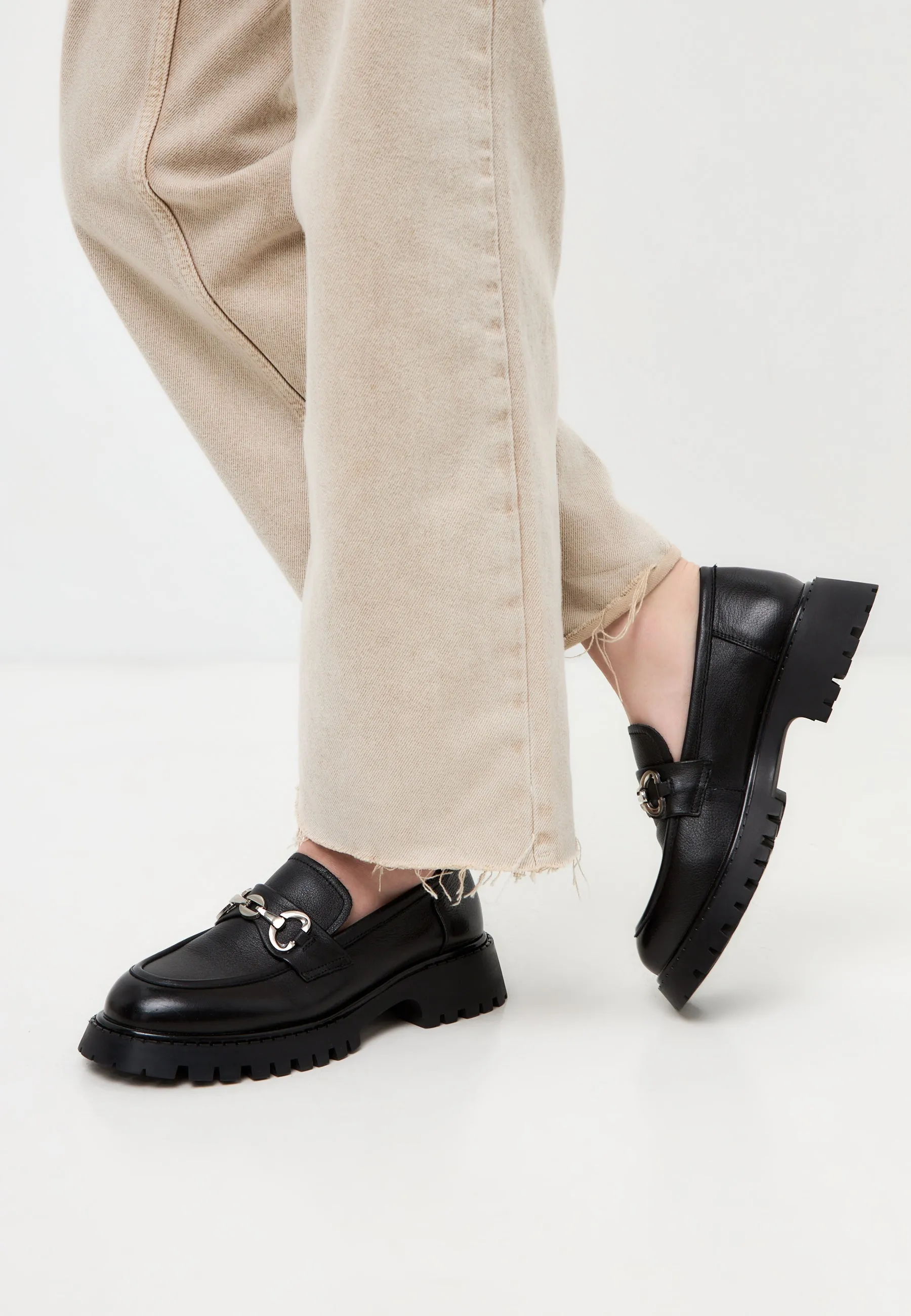 Elegant Chunky Loafers Bry - Black