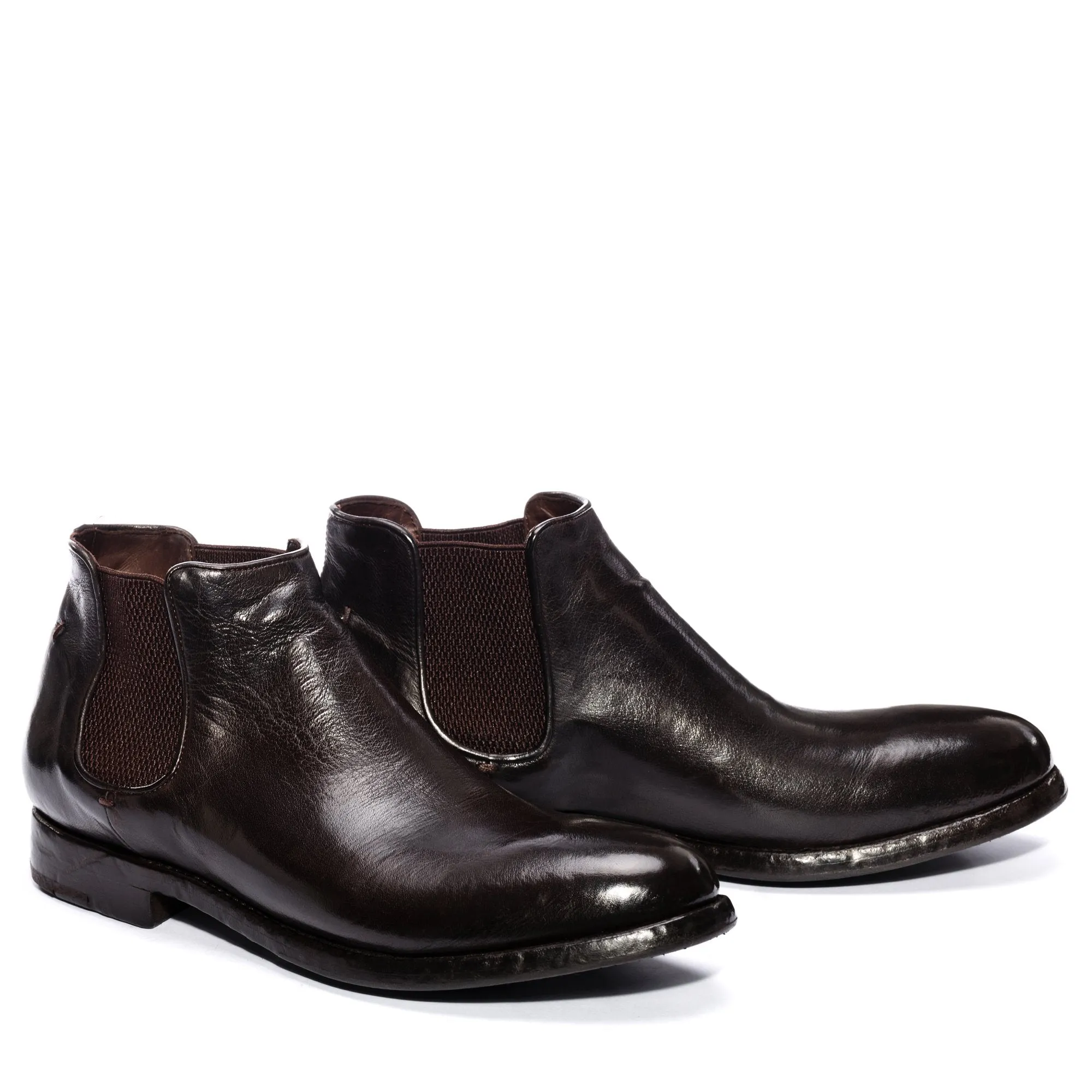 ELIAS 628 <br>Dark brown chelsea boot