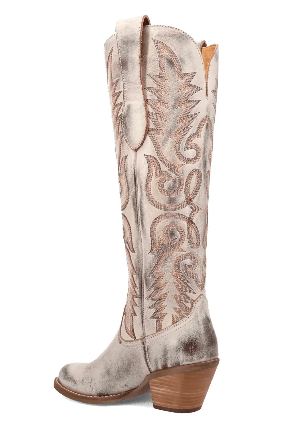 Faded Love Leather Boot in Brown