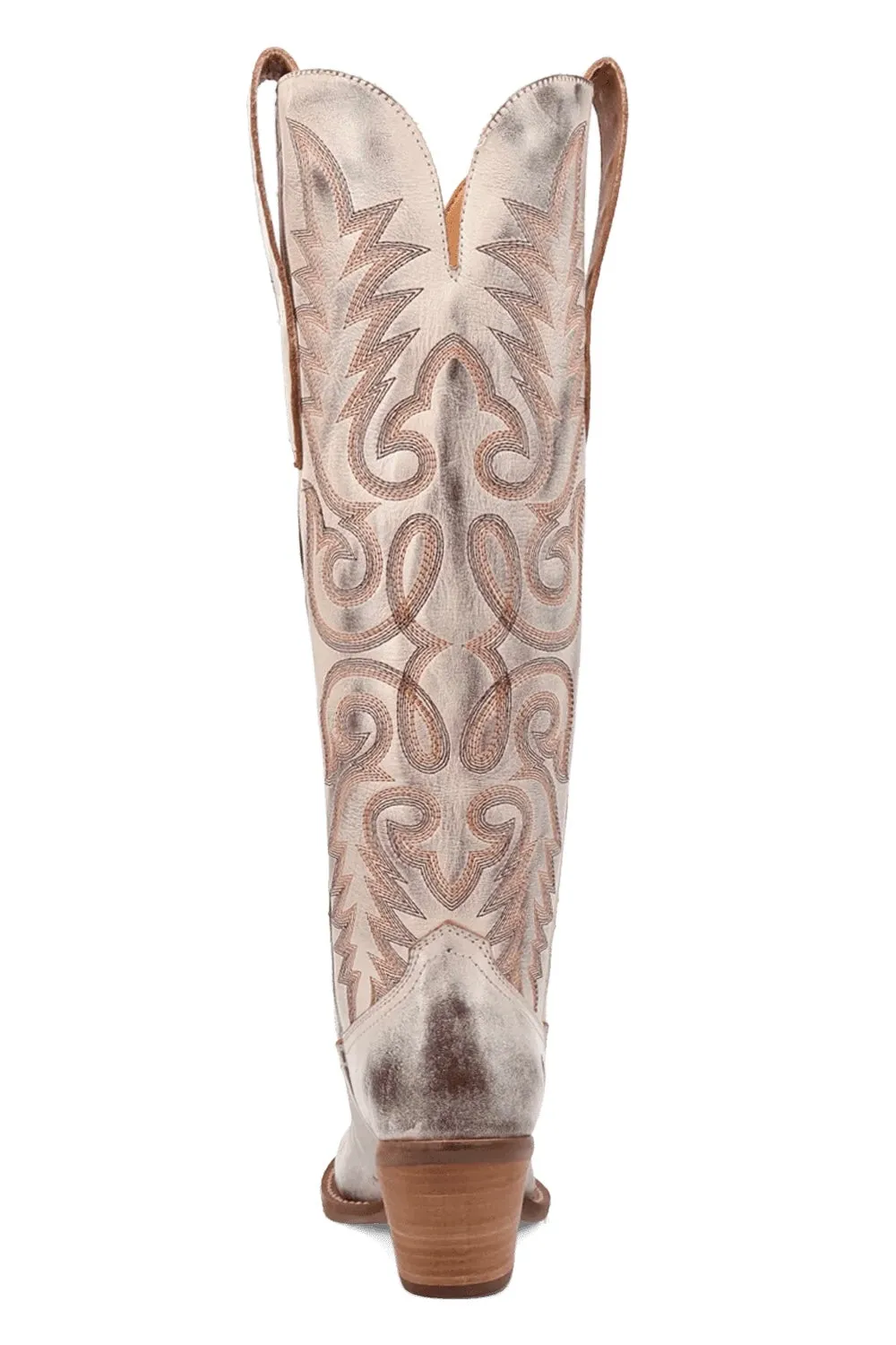 Faded Love Leather Boot in Brown