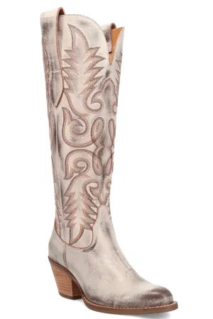 Faded Love Leather Boot in Brown