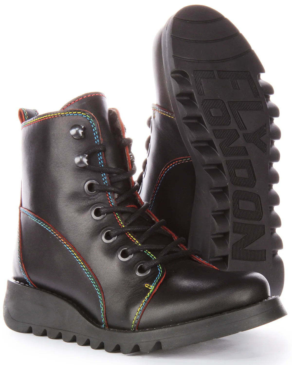 Fly London Sore813 In Black Multicolour For Women