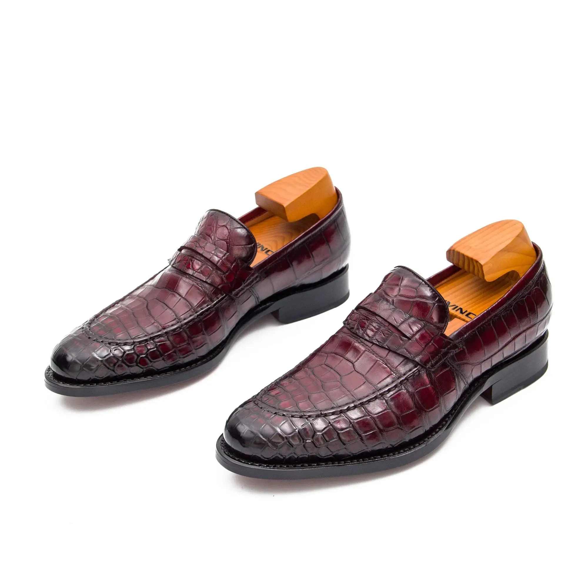 Goodyear  Formal Alligator Leather Loafers