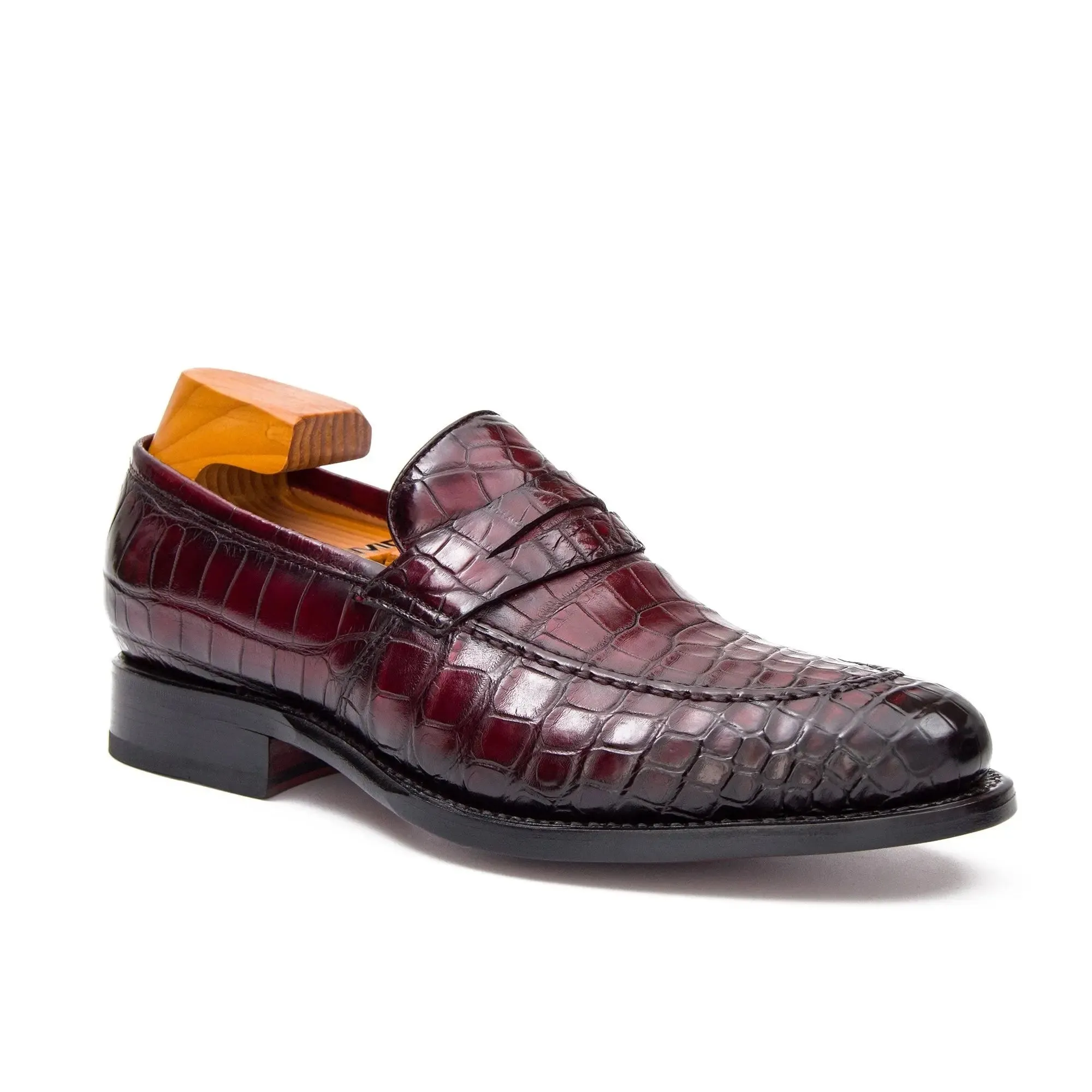 Goodyear  Formal Alligator Leather Loafers