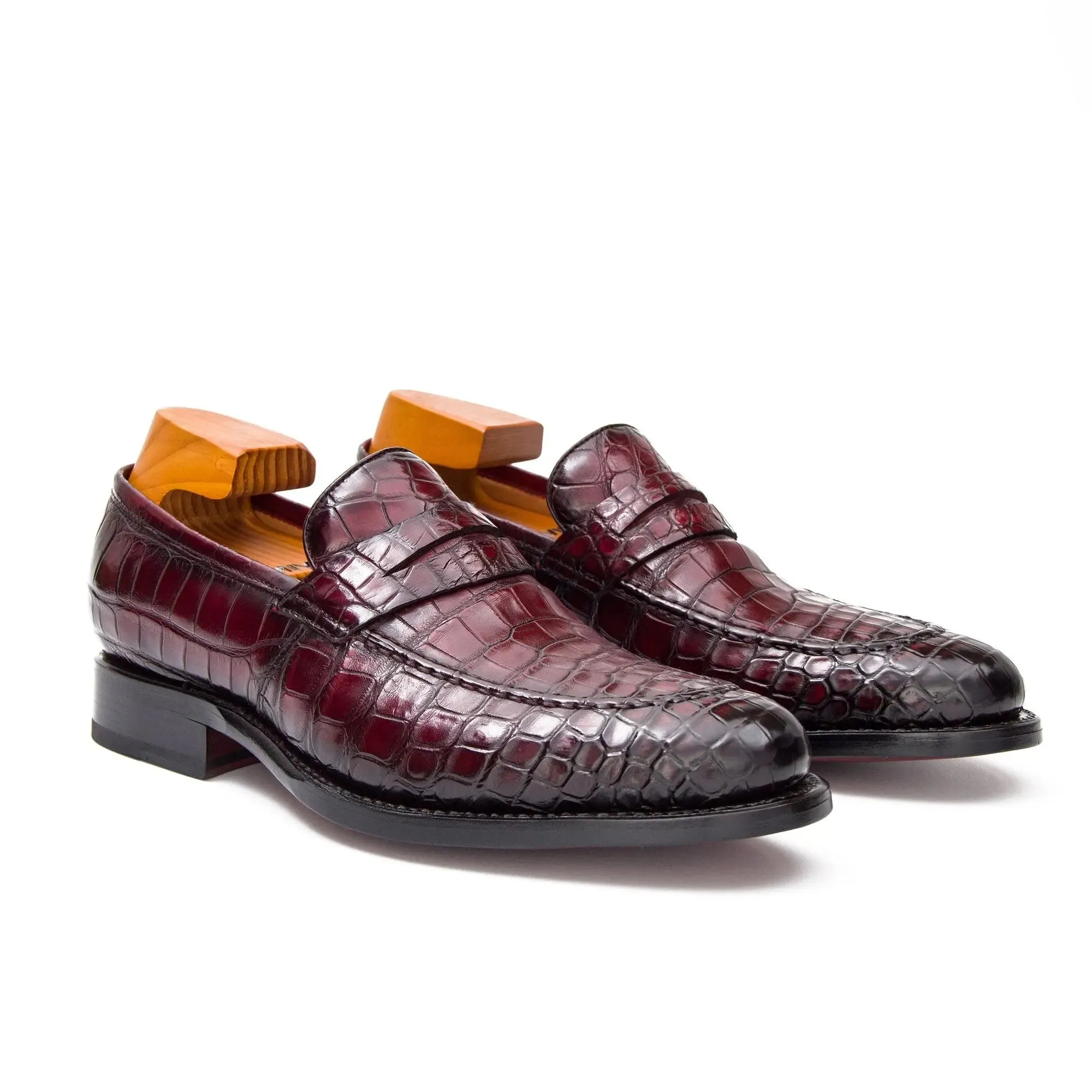 Goodyear  Formal Alligator Leather Loafers