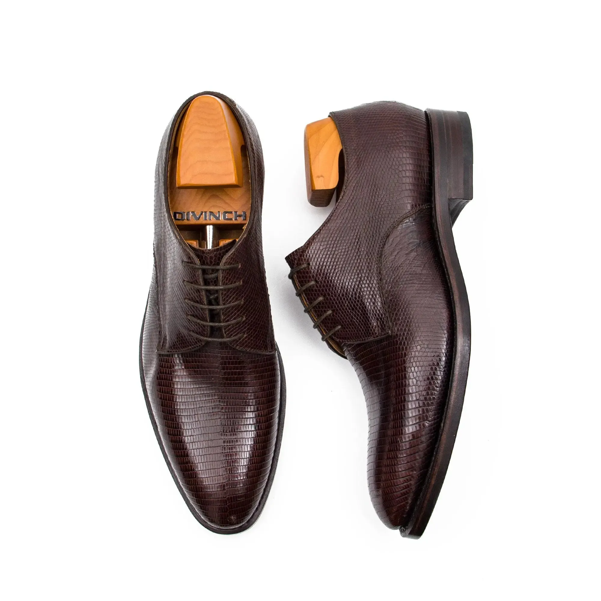 Goodyear Lizard Leather Derby Shoes