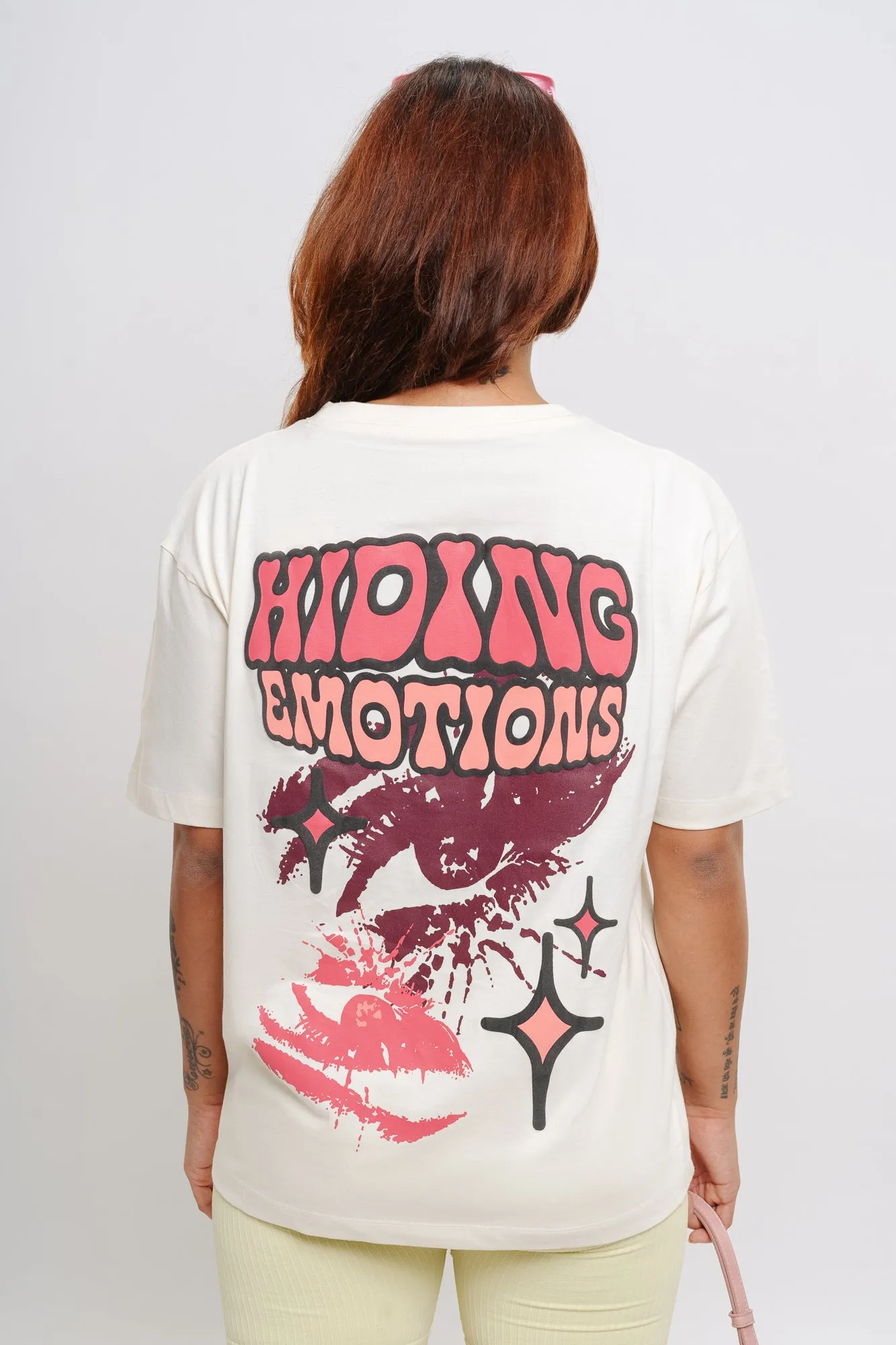 Hiding Emotions Oversized Tees