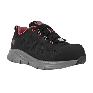 Hoss Boots Womens Black/Coral Mesh Skyline UL CT EH Work Shoes