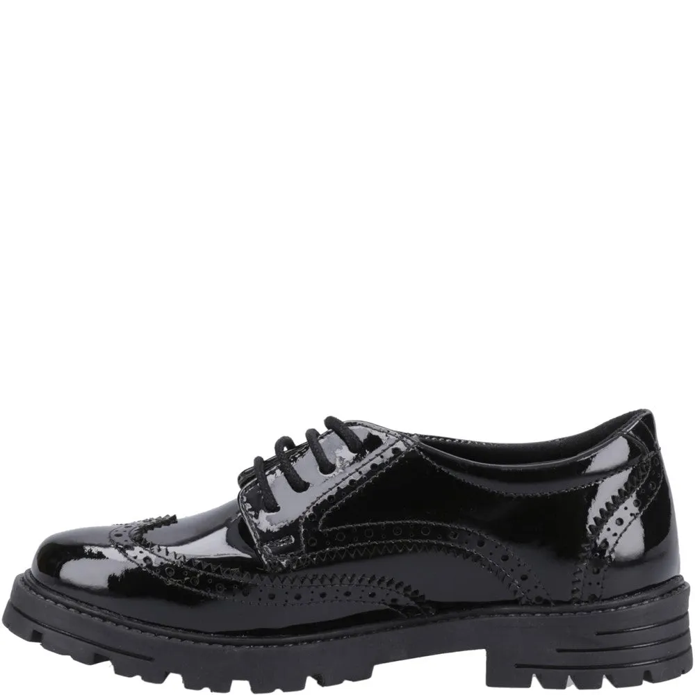 Hush Puppies Maxine Patent Senior School Shoes