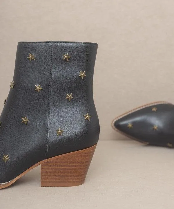 Ivy Studded Stars Western Boots