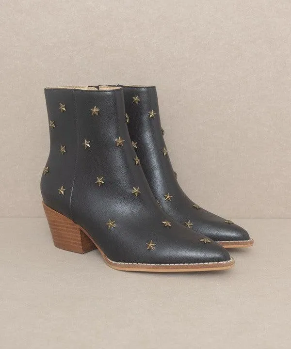 Ivy Studded Stars Western Boots