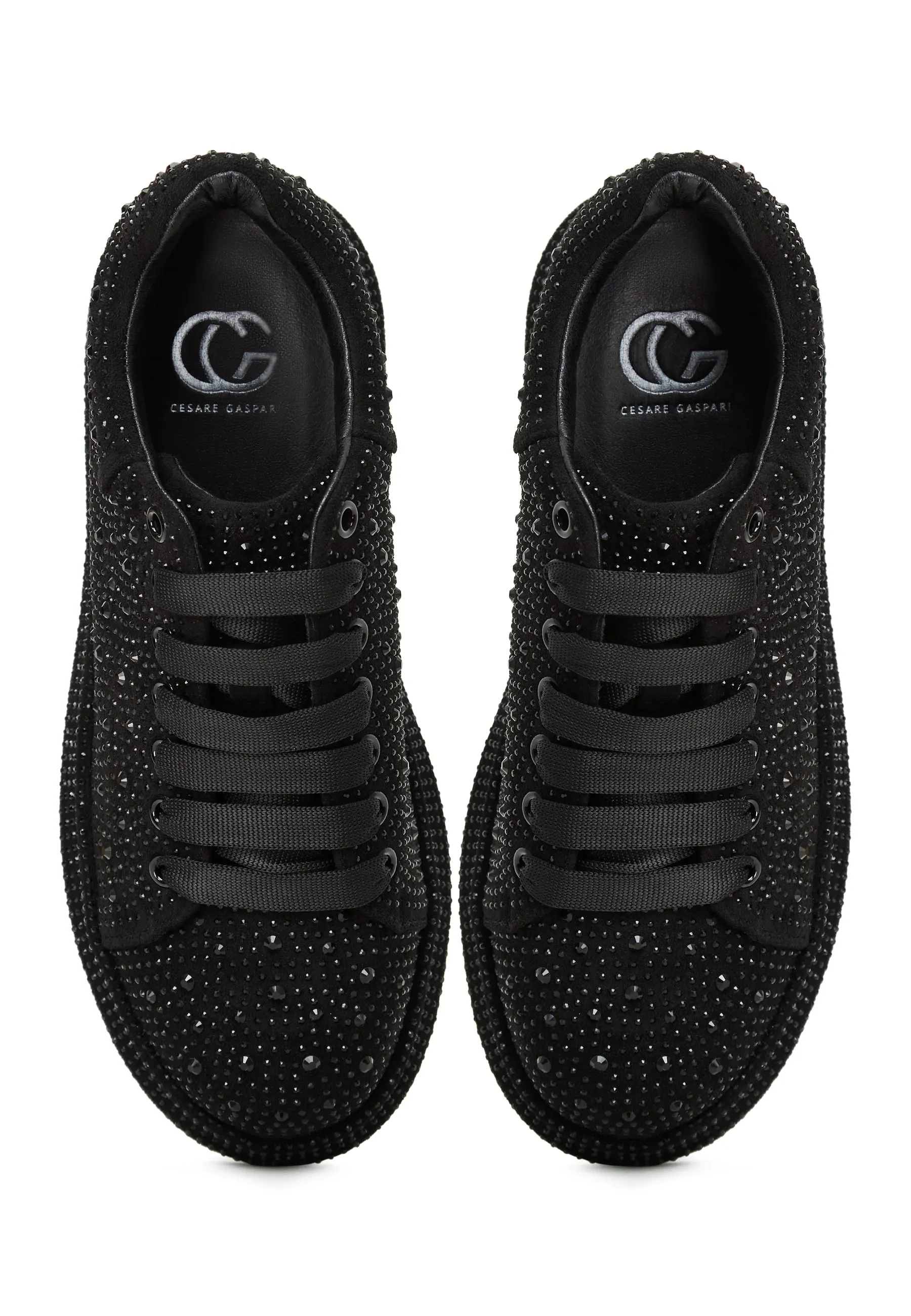 Jewel Platform Sneakers Anastasia - Black