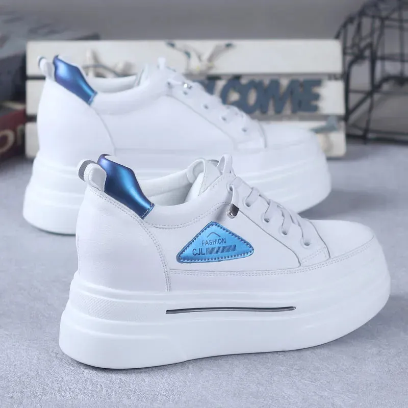 Joskaa 2024 New White Platform Designer Sneakers