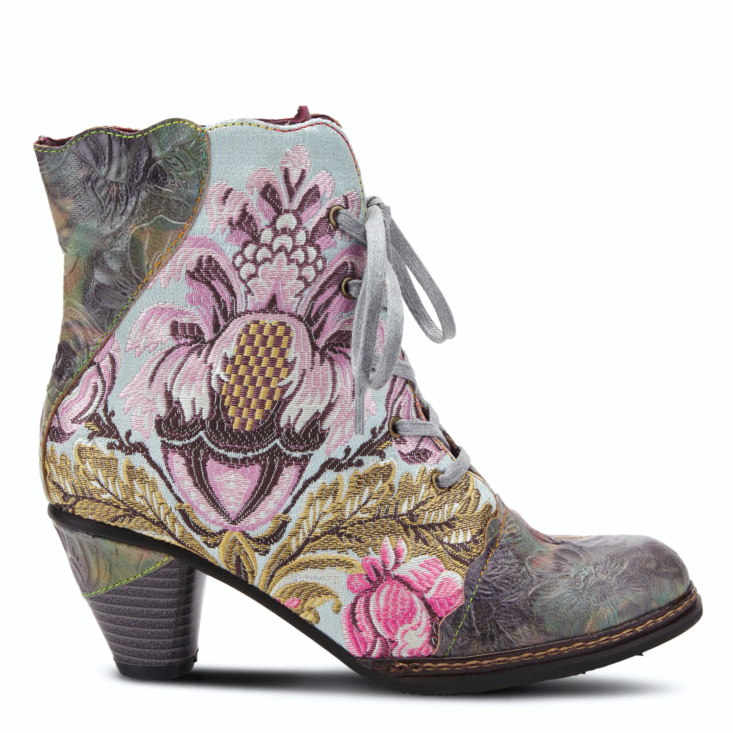 L'Artiste SIREN Laceup Victorian Boots