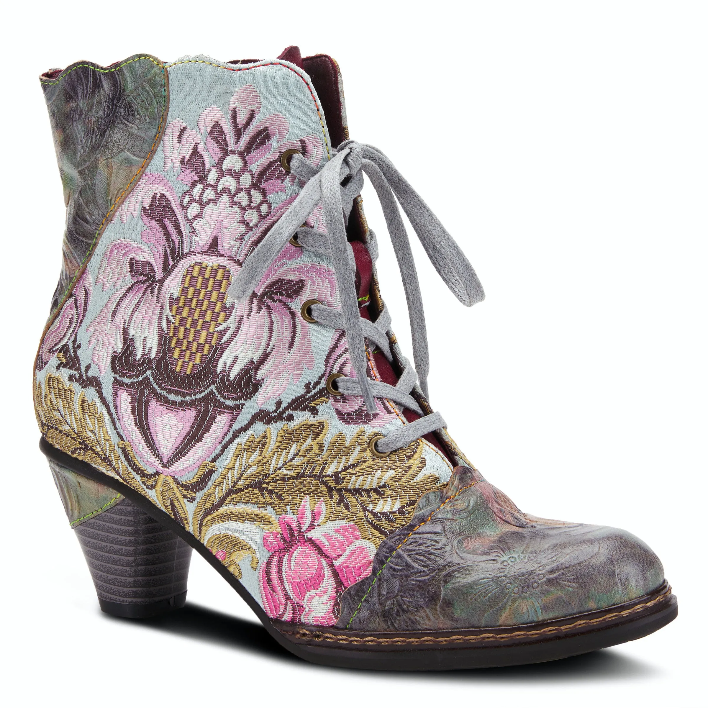 L'Artiste SIREN Laceup Victorian Boots