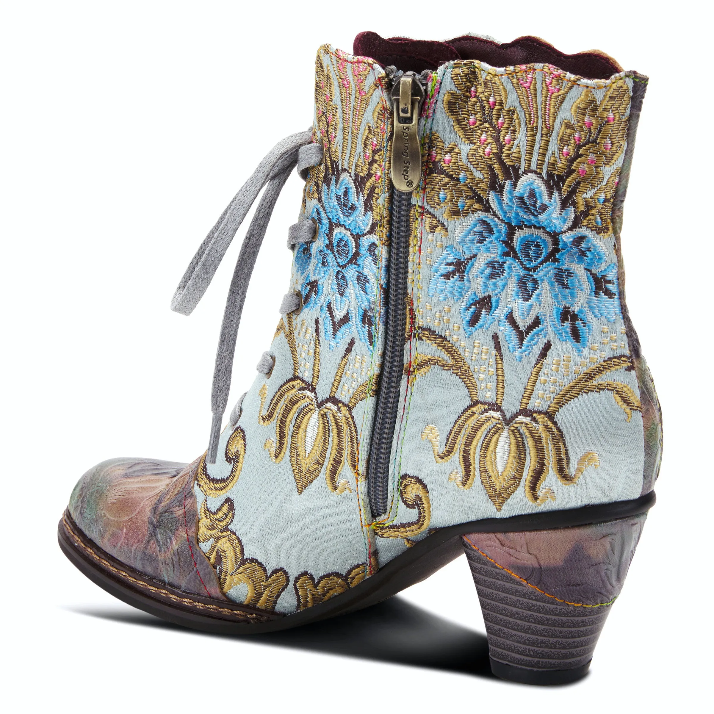 L'Artiste SIREN Laceup Victorian Boots