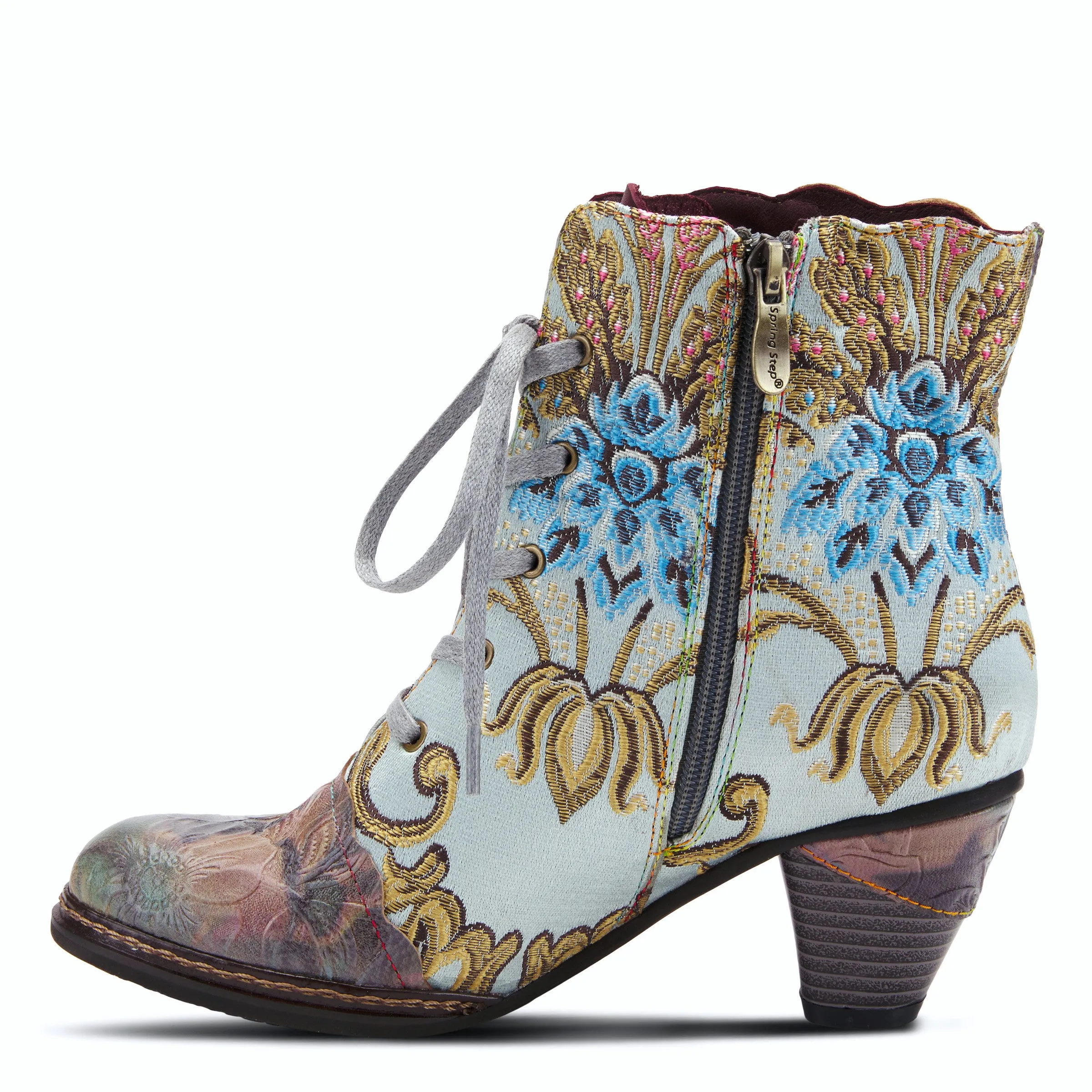 L'Artiste SIREN Laceup Victorian Boots