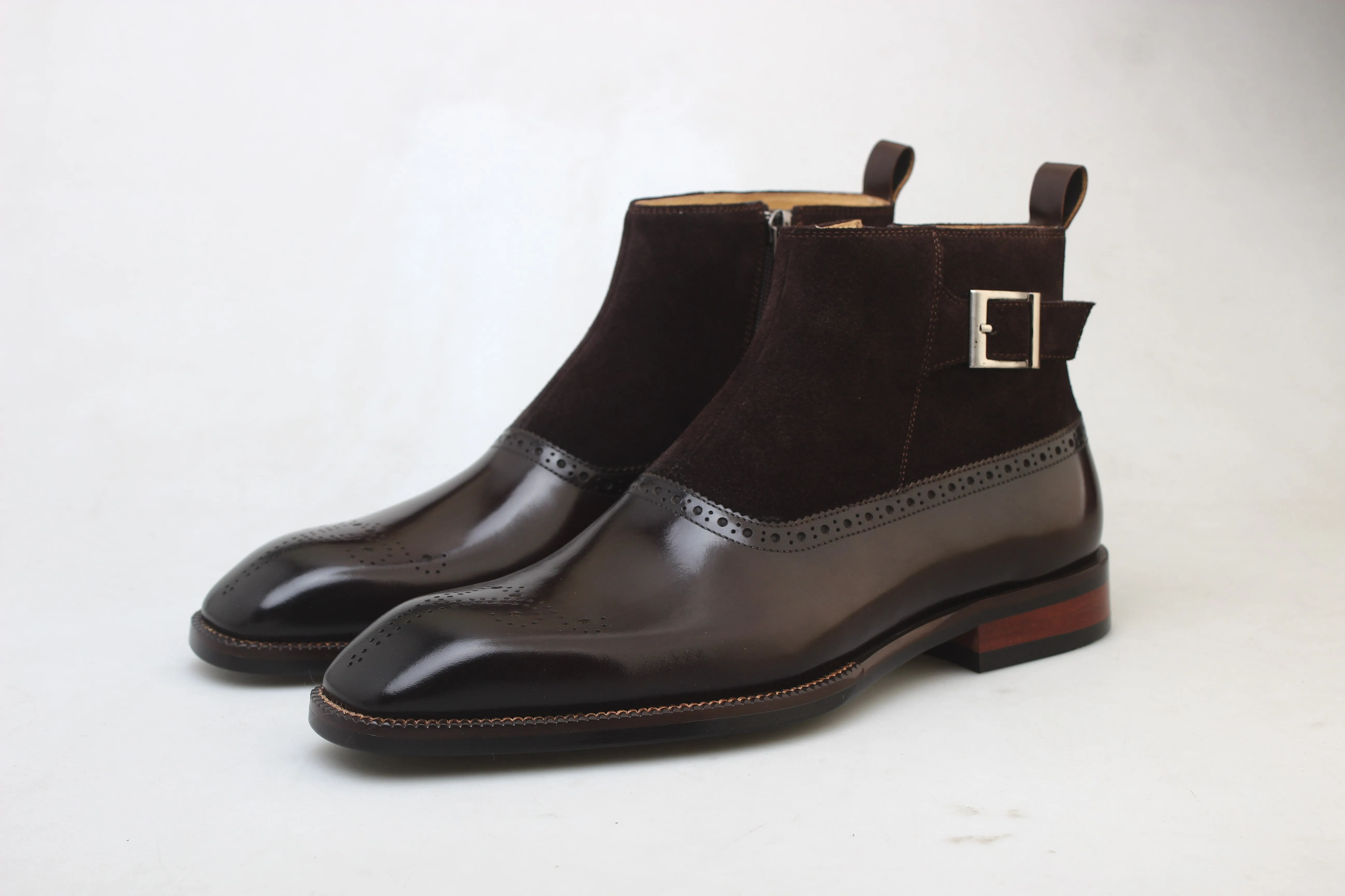 Luxury Suede Leather Chelsea Boots