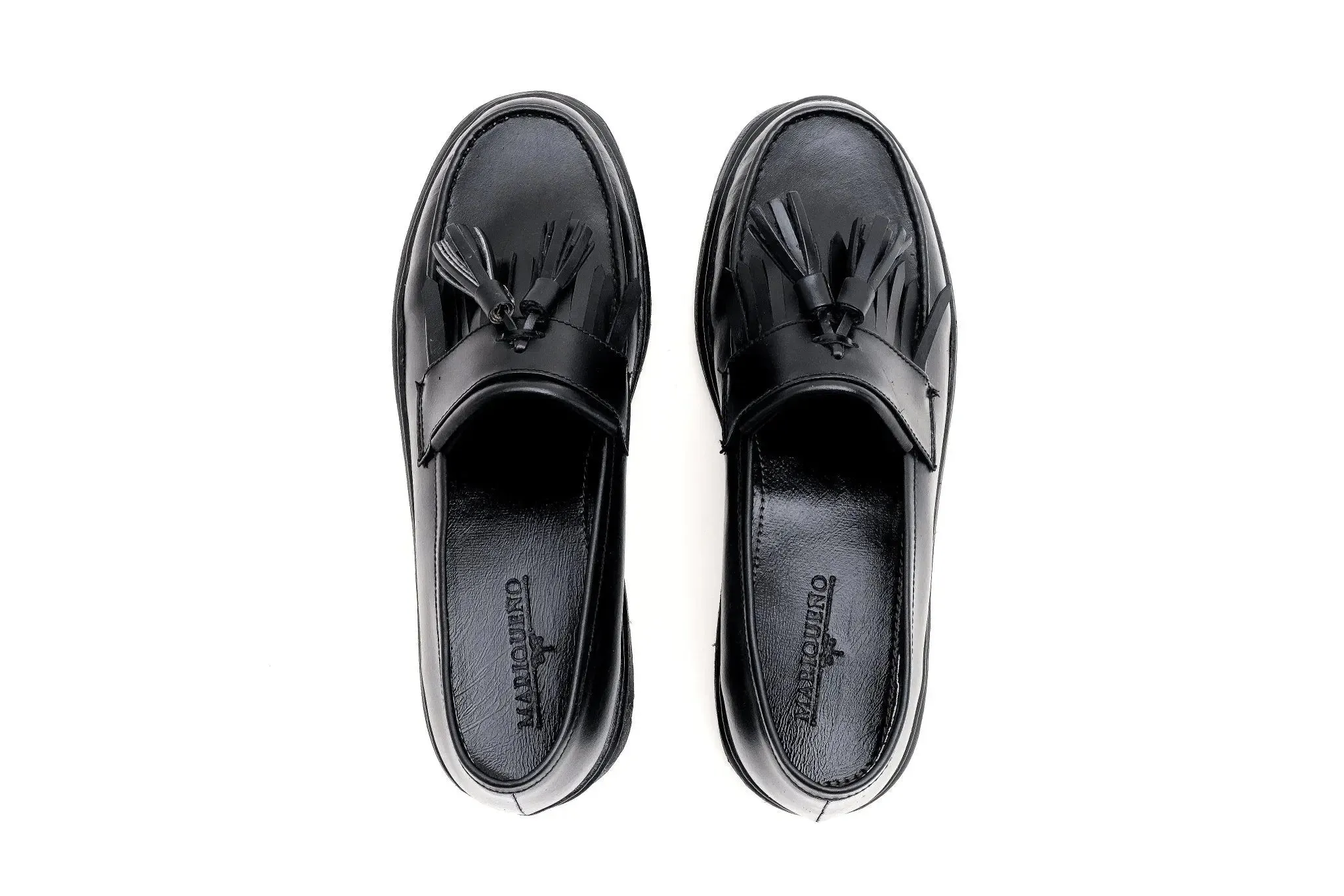 MARCELINO Tassel Loafer - Black