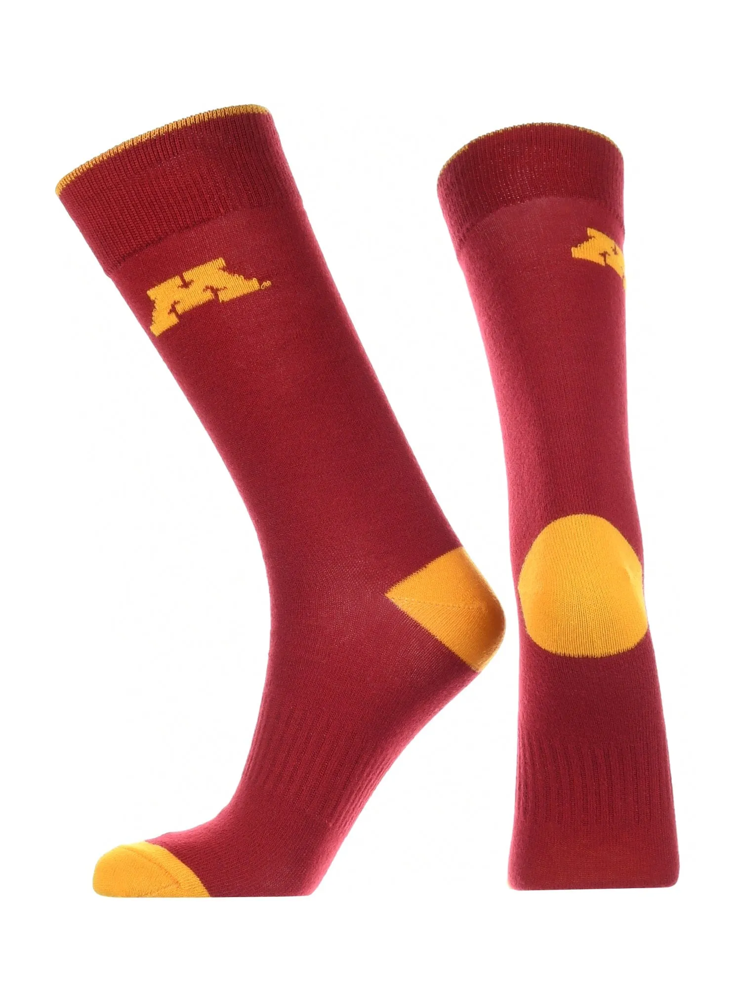 Minnesota Golden Gophers Dress Socks Dean's List Crew Length Socks