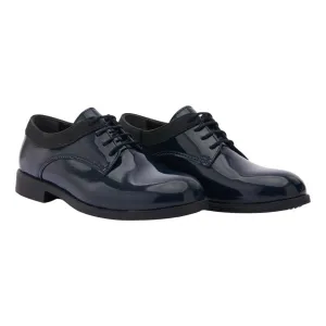 Navy Cap Toe Oxford Shoes