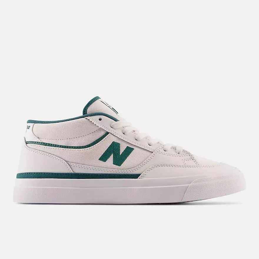 New Balance Numeric Franky Villani 417 Skateboard Shoes - White / Vintage Teal