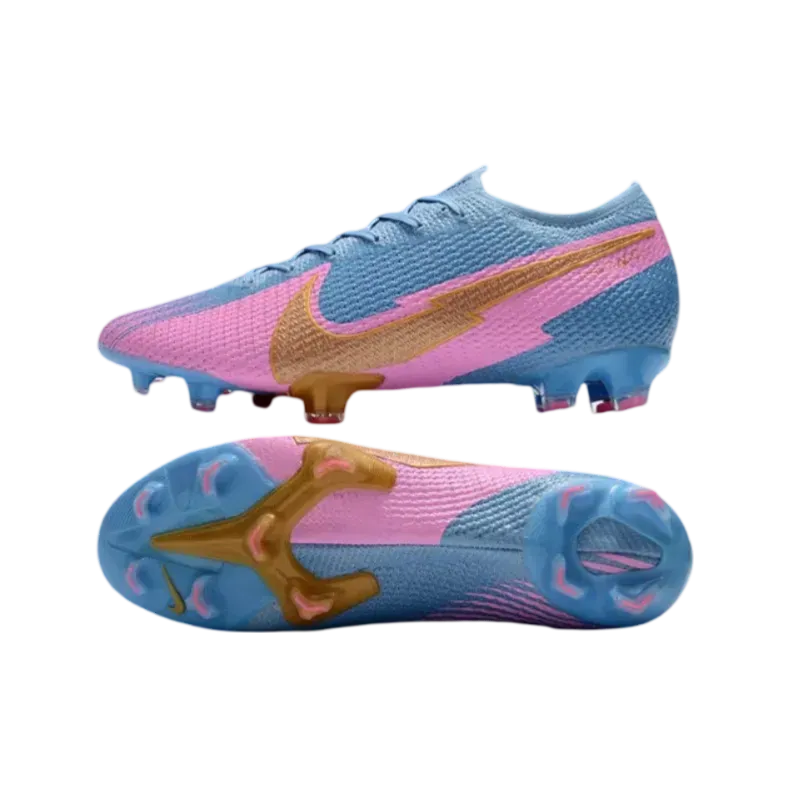 Nike Mercurial Vapor 13 Elite FG Bleu Pink Gold - Goatkits Boots