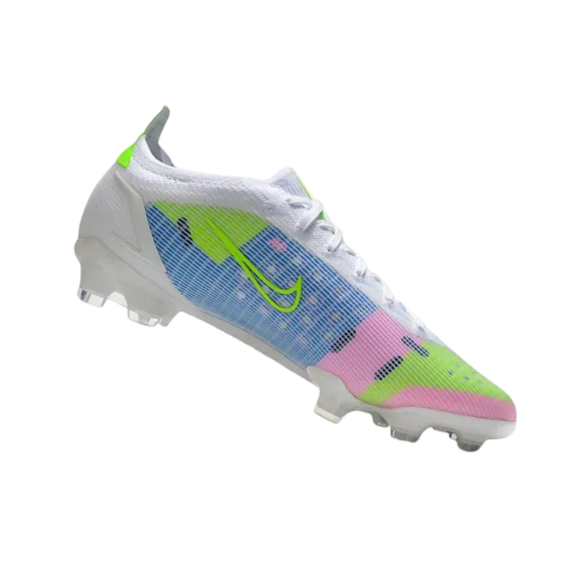 Nike Mercurial Vapor 14 Elite FG White Bleu Volt - Goatkits Boots