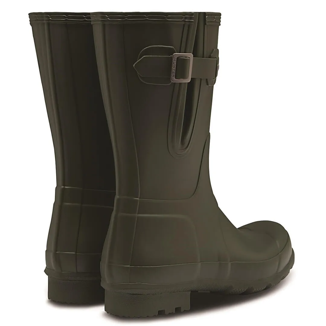 Original Adjustable Short Wellington Boots - Dark Olive by Hunter