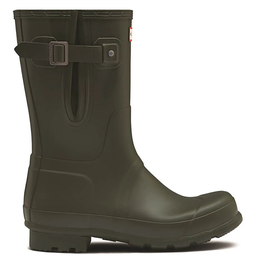 Original Adjustable Short Wellington Boots - Dark Olive by Hunter