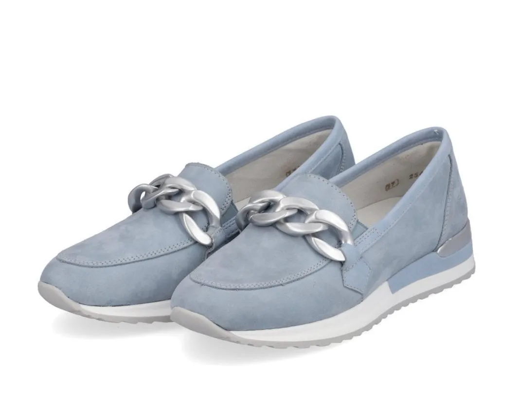 Remonte R2544-10 Cuba Leather Sky Blue Loafers