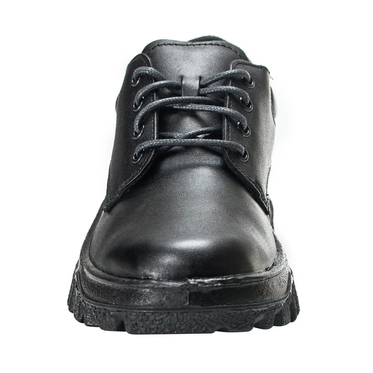 Rocky TMC Mens Black Leather Postal Duty Plain Toe Oxford Shoes