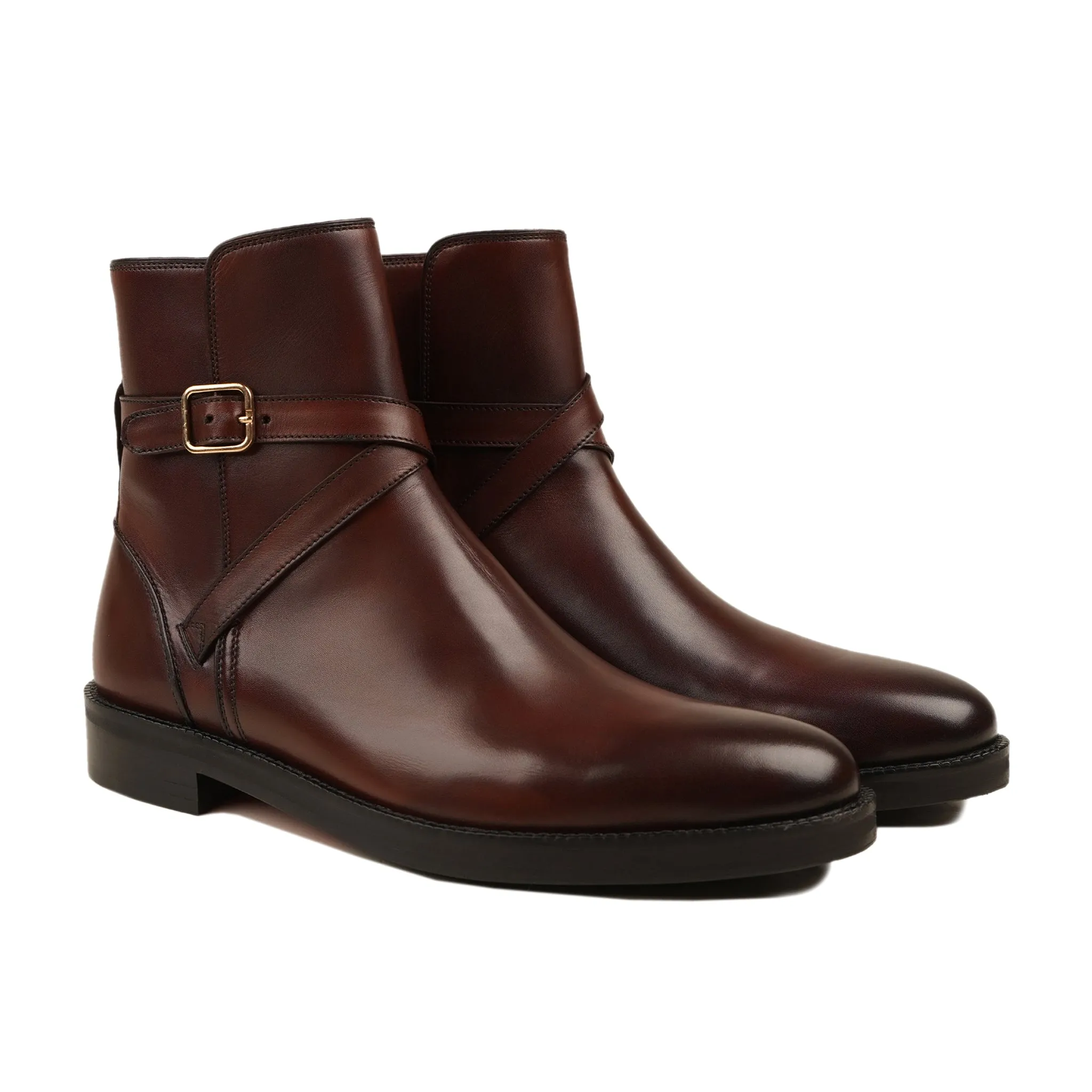 Rumel - Men's Oxblood Patina Calf Leather Jodhpur Boot